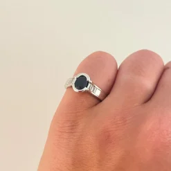 Bague Saphir Diamants