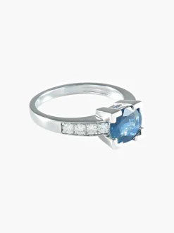 BAGUE SAPHIR DIAMANTS
