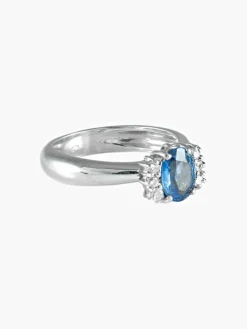 Bague Saphir Diamants