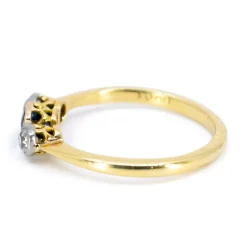 Bague Saphir, Diamants