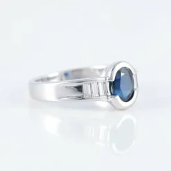 Bague Saphir Diamants