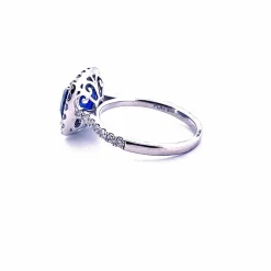 Bague Saphir Diamants