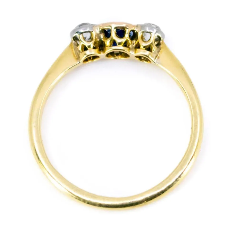 Bague Saphir, Diamants