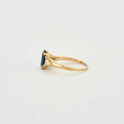 Bague saphir diamants