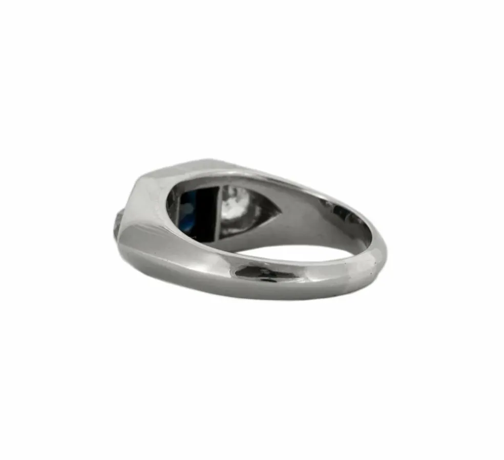 BAGUE SAPHIR DIAMANTS