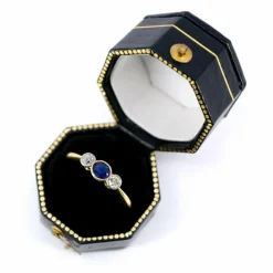 Bague Saphir, Diamants