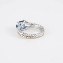 Bague saphir diamants