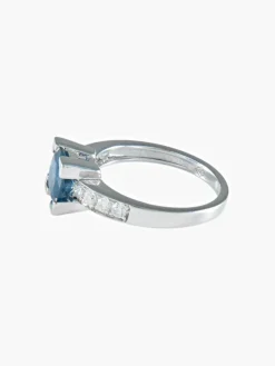 BAGUE SAPHIR DIAMANTS