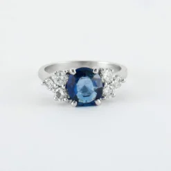 Bague Saphir Diamants