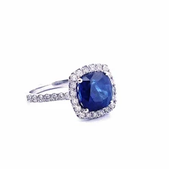 Bague Saphir Diamants