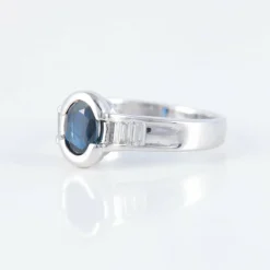 Bague Saphir Diamants