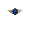 Bague saphir et diamant