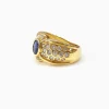 Bague saphir et diamant