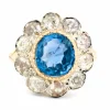 Bague saphir et diamant