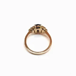 Bague saphir et diamant