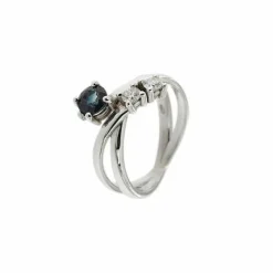Bague saphir et diamant