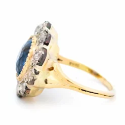 Bague saphir et diamant