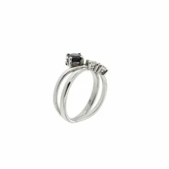 Bague saphir et diamant