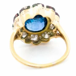 Bague saphir et diamant