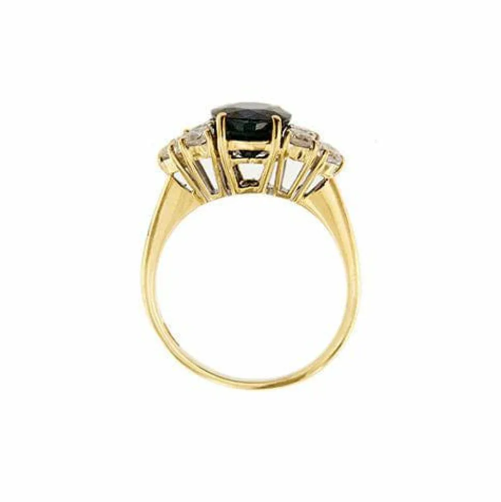Bague saphir et diamant