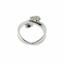 Bague saphir et diamant