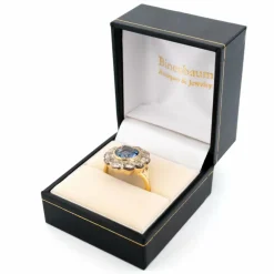 Bague saphir et diamant