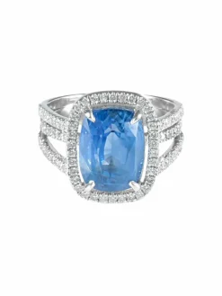 Bague Saphir et Diamants