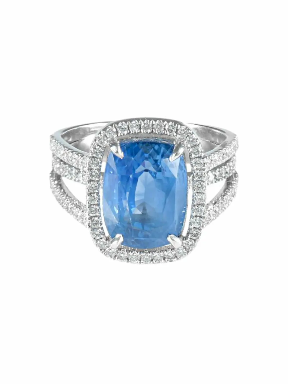 Bague Saphir et Diamants