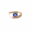 Bague saphir et diamants
