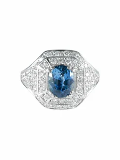Bague Saphir et Diamants