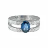 Bague Saphir et Diamants