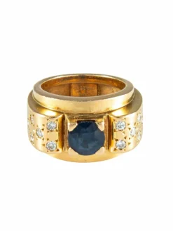 Bague Saphir et Diamants