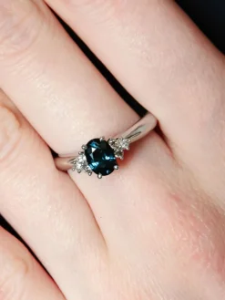 Bague Saphir et Diamants