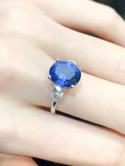 Bague Saphir et Diamants