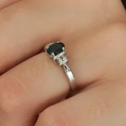 Bague Saphir et Diamants