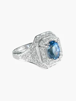 Bague Saphir et Diamants