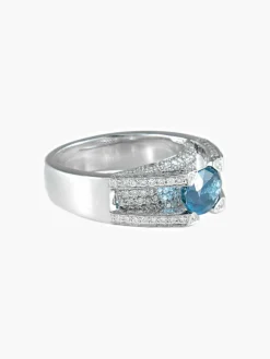 Bague Saphir et Diamants
