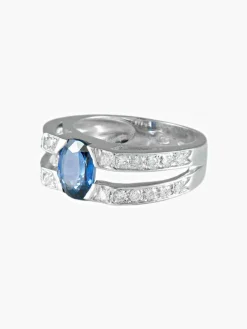 Bague Saphir et Diamants