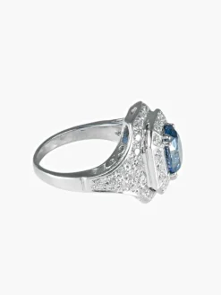 Bague Saphir et Diamants