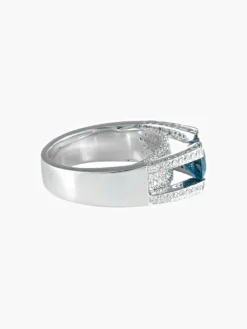 Bague Saphir et Diamants