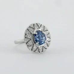 Bague Saphir et Diamants