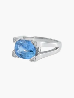 Bague Saphir et Diamants