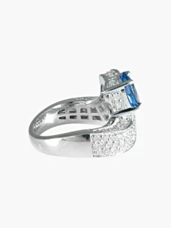 Bague Saphir et Diamants