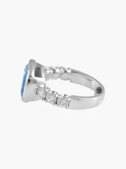 Bague Saphir et Diamants