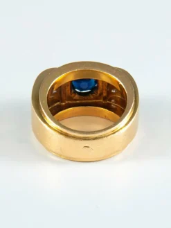 Bague Saphir et Diamants