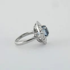 Bague Saphir et Diamants