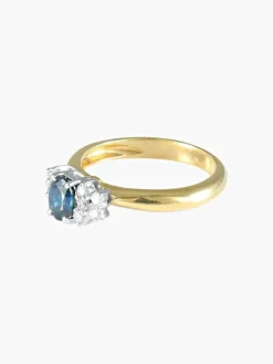 Bague Saphir et Diamants