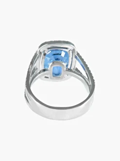Bague Saphir et Diamants