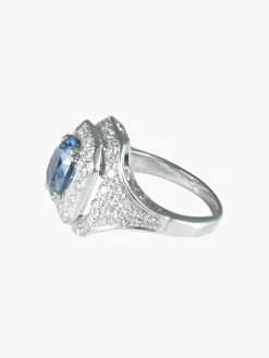 Bague Saphir et Diamants