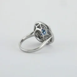 Bague Saphir et Diamants